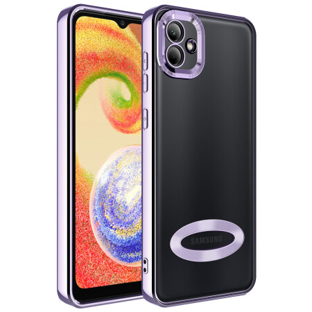 Galaxy A04 Kılıf Kamera Korumalı Logo Gösteren Zore Omega Kapak - 13