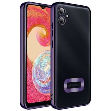 Galaxy A04E Kılıf Kamera Korumalı Logo Gösteren Zore Omega Kapak - 8