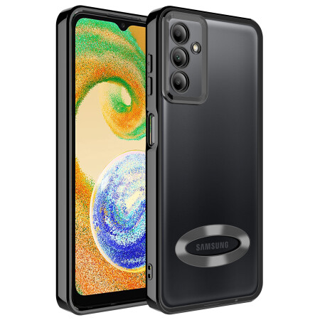 Galaxy A04S Kılıf Kamera Korumalı Logo Gösteren Zore Omega Kapak - 7