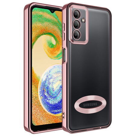 Galaxy A04S Kılıf Kamera Korumalı Logo Gösteren Zore Omega Kapak - 5