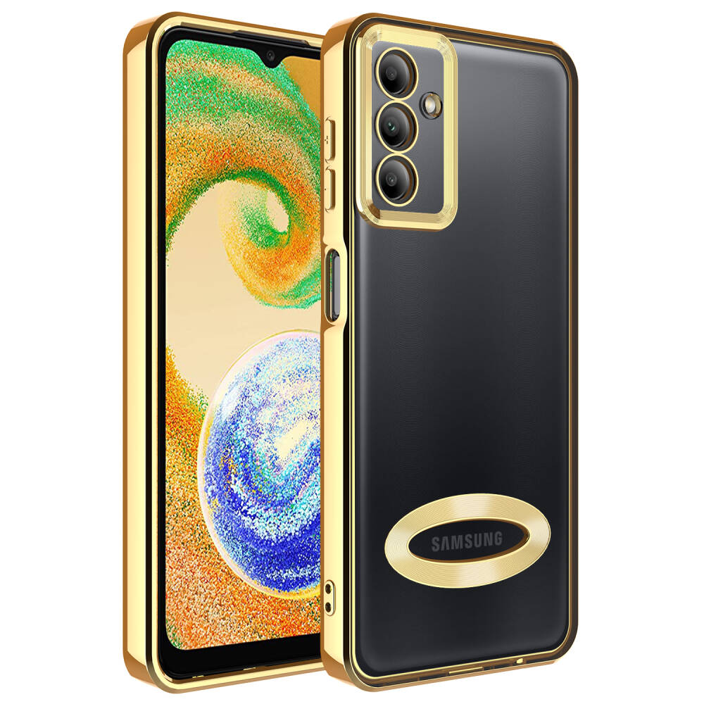 Galaxy A04S Kılıf Kamera Korumalı Logo Gösteren Zore Omega Kapak - 3