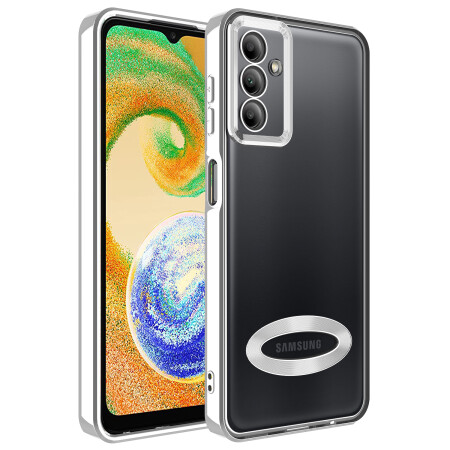 Galaxy A04S Kılıf Kamera Korumalı Logo Gösteren Zore Omega Kapak - 2