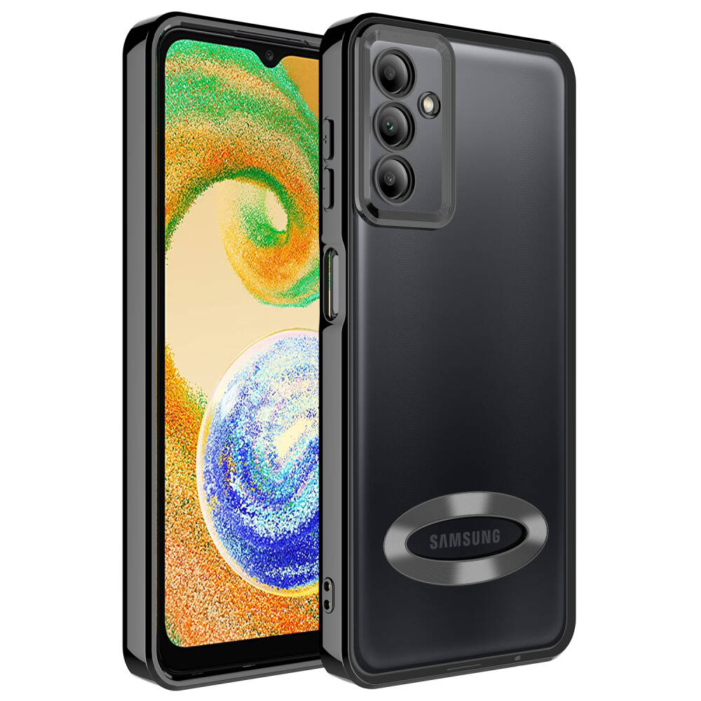 Galaxy A04S Kılıf Kamera Korumalı Logo Gösteren Zore Omega Kapak - 14