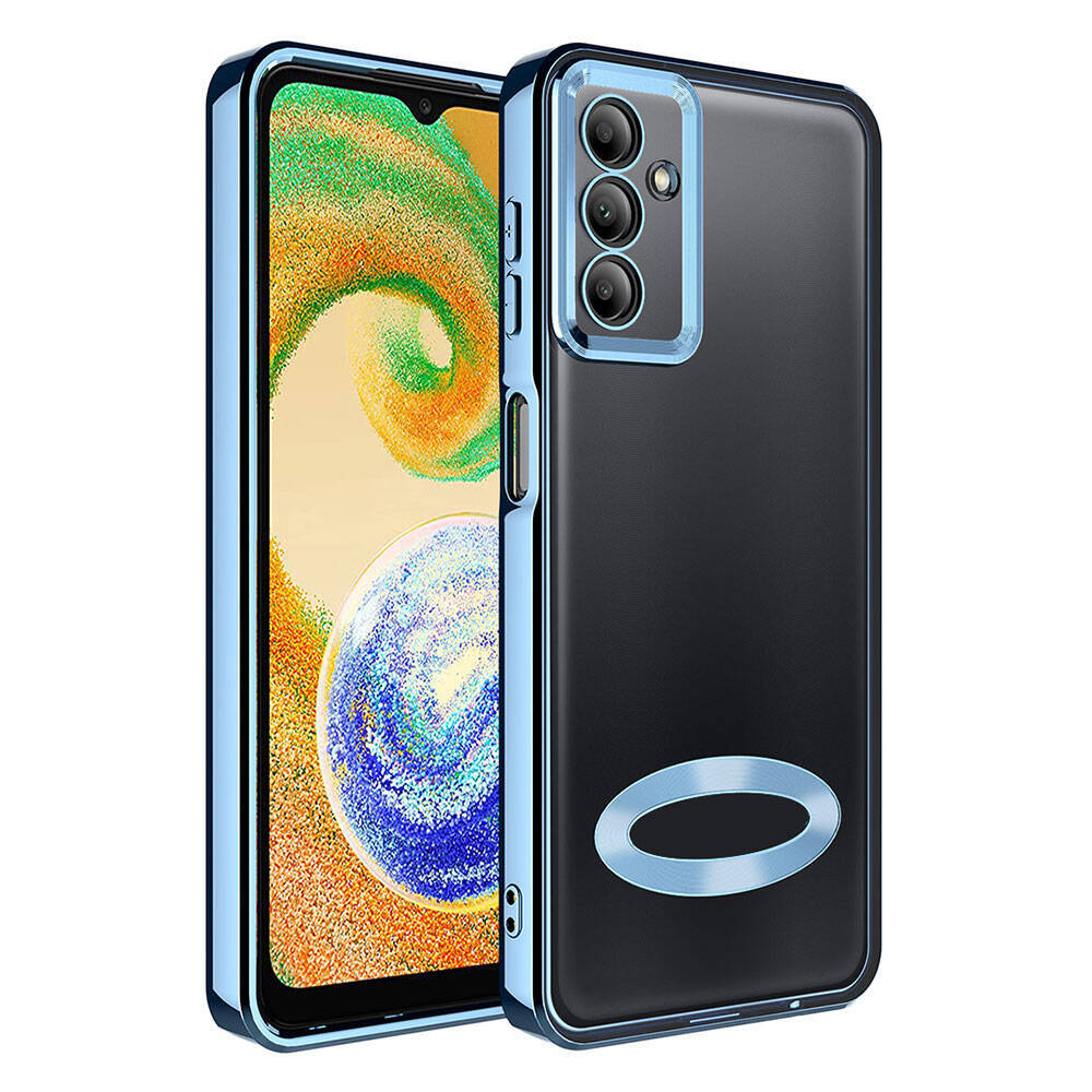 Galaxy A05S Kılıf Kamera Korumalı Logo Gösteren Zore Omega Kapak - 9