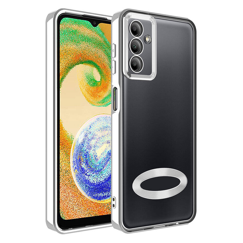 Galaxy A05S Kılıf Kamera Korumalı Logo Gösteren Zore Omega Kapak - 3