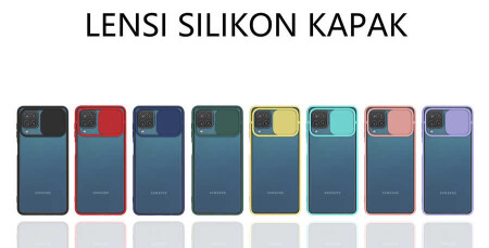 Galaxy A12 Kılıf Zore Lensi Kapak - 11