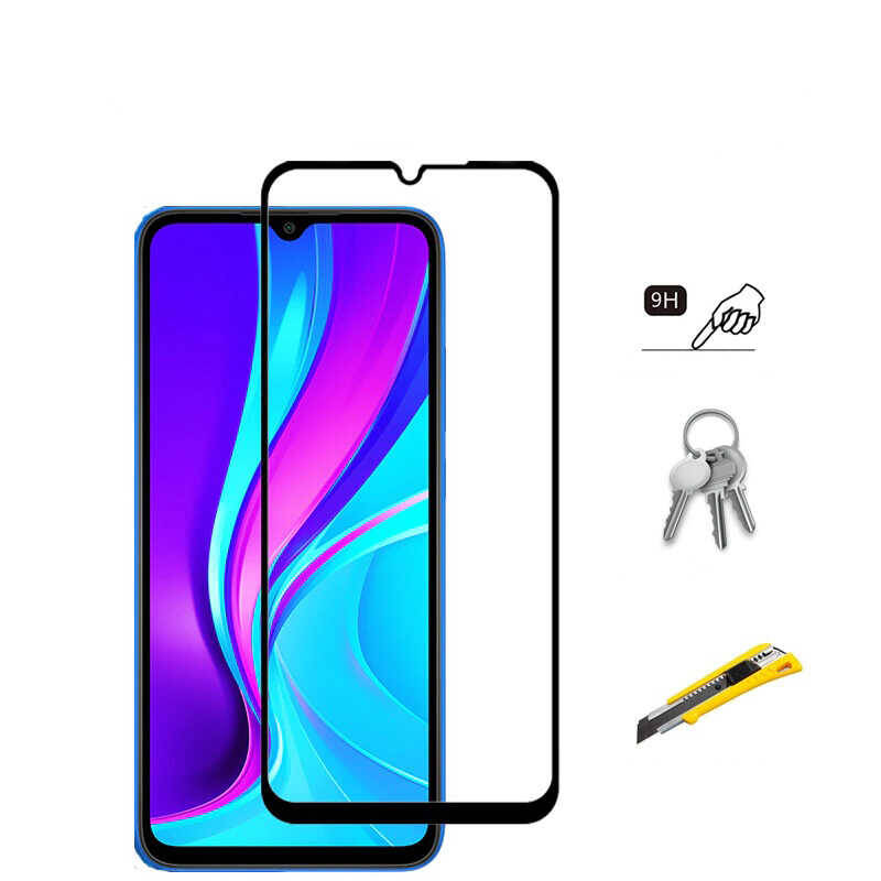 Galaxy A12 Zore Kenarları Kırılmaya Dayanıklı Cam Ekran Koruyucu - 5