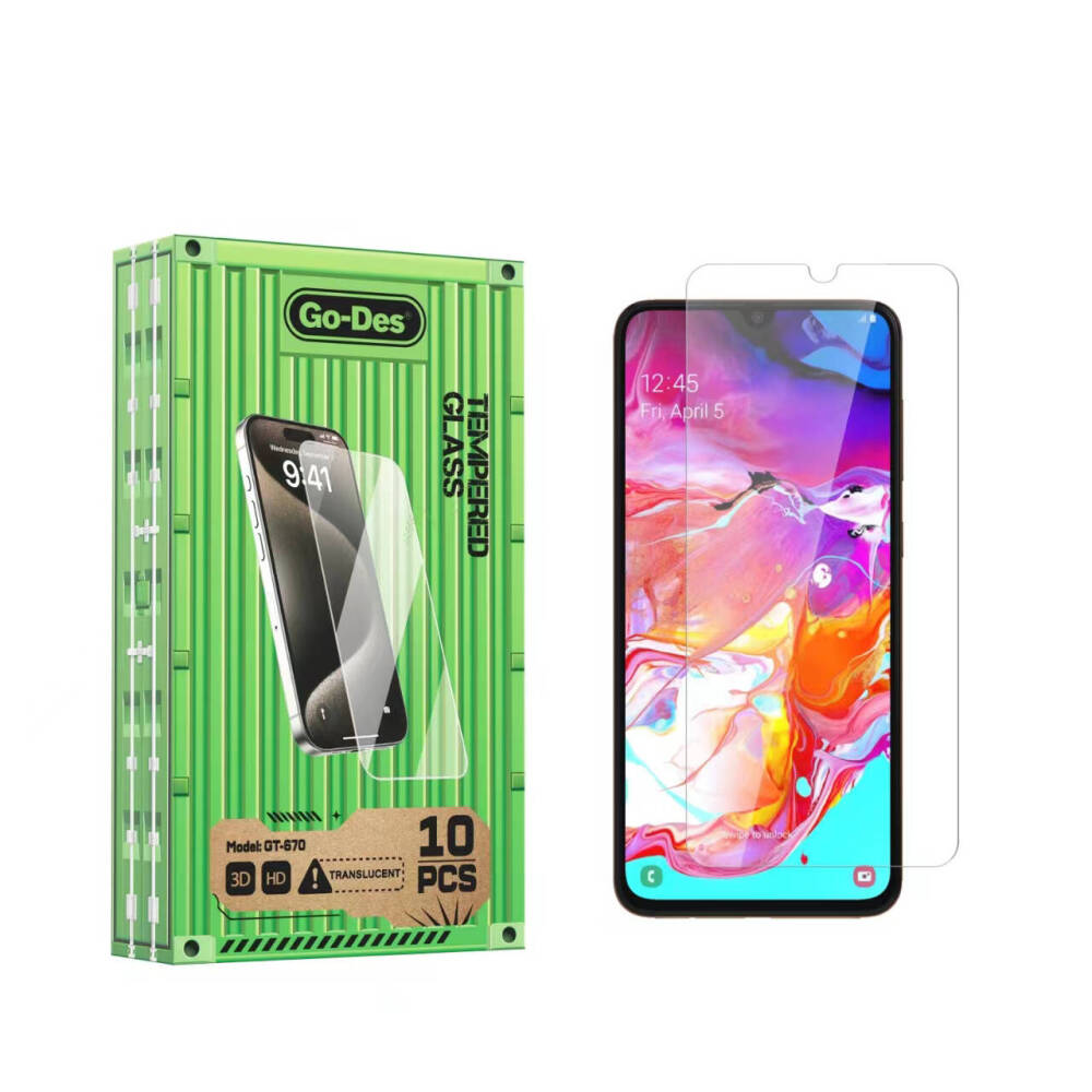 Galaxy A13 5G Go Des Parmak İzi Bırakmayan 9H Oleofobik Bom Glass Ekran Koruyucu 10lu Paket - 1