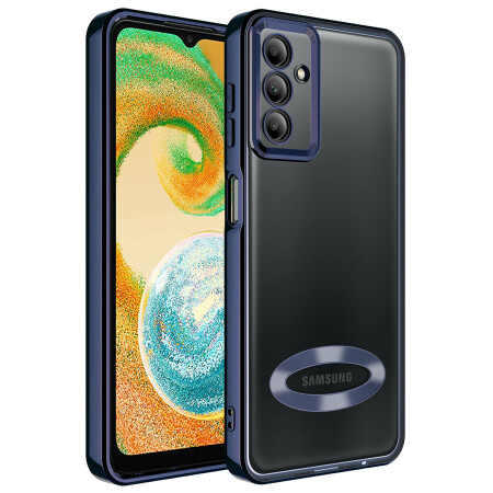 Galaxy A14 Kılıf Kamera Korumalı Logo Gösteren Zore Omega Kapak - 10