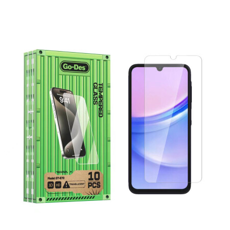 Galaxy A15 Go Des Parmak İzi Bırakmayan 9H Oleofobik Bom Glass Ekran Koruyucu 10lu Paket - 2