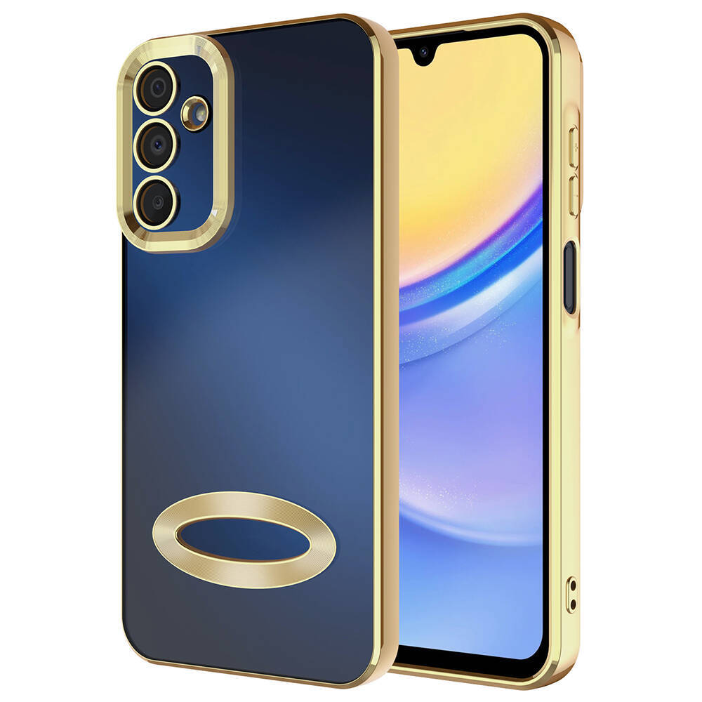 Galaxy A15 Kılıf Kamera Korumalı Logo Gösteren Zore Omega Kapak - 4