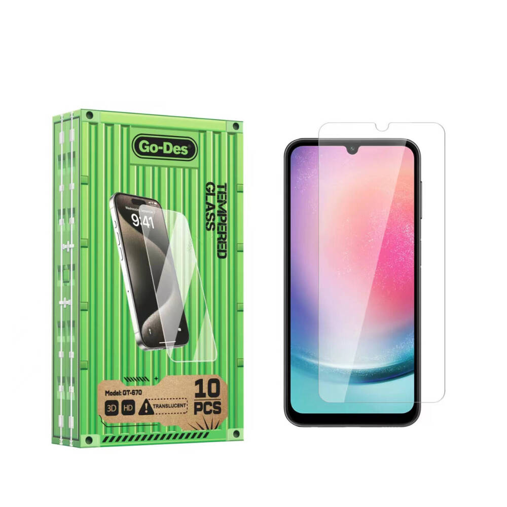 Galaxy A24 Go Des Parmak İzi Bırakmayan 9H Oleofobik Bom Glass Ekran Koruyucu 10lu Paket - 2