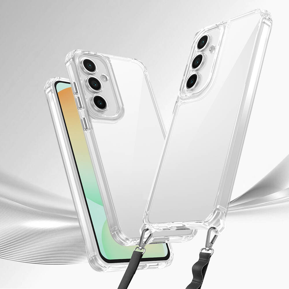 Galaxy A25 Kılıf Airbagli Takılabilir Askı Aparatlı Zore Snap Silikon Kapak - 3