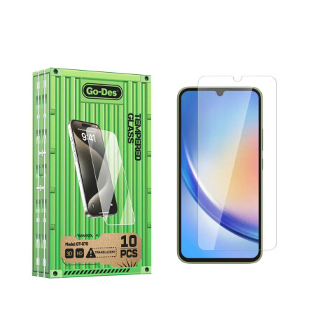 Galaxy A34 Go Des Parmak İzi Bırakmayan 9H Oleofobik Bom Glass Ekran Koruyucu 10lu Paket - 2