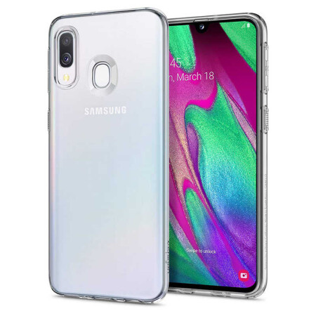 Galaxy A40 Kılıf Zore Süper Silikon Kapak - 4