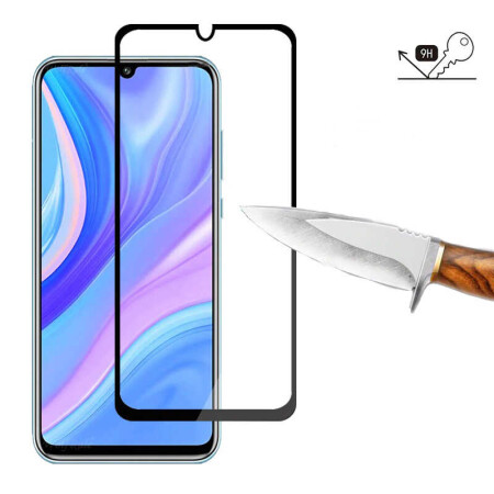 Galaxy A40 Zore Kenarları Kırılmaya Dayanıklı Cam Ekran Koruyucu - 3