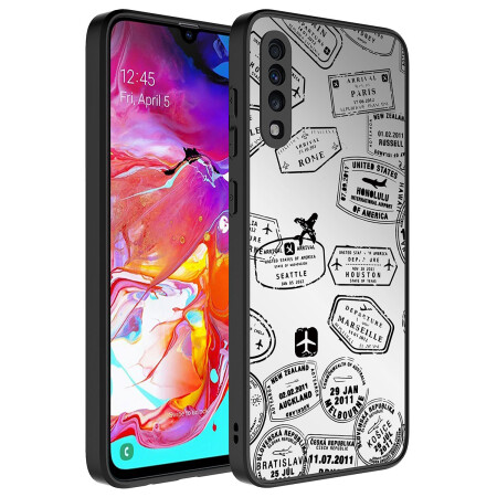 Galaxy A50 Kılıf Aynalı Desenli Kamera Korumalı Parlak Zore Mirror Kapak - 3