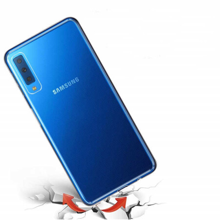 Galaxy A7 2018 Kılıf Zore Süper Silikon Kapak - 3