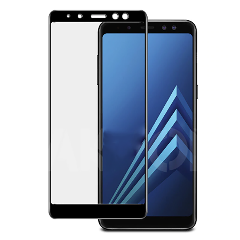 Galaxy A7 2018 Zore Kenarları Kırılmaya Dayanıklı Cam Ekran Koruyucu - 2