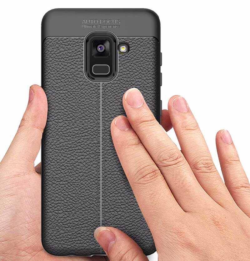 Galaxy A8 Plus 2018 Kılıf Zore Niss Silikon Kapak - 7