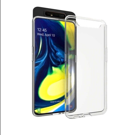 Galaxy A80 Kılıf Zore Süper Silikon Kapak - 1