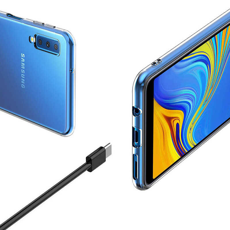 Galaxy A9 2018 Kılıf Zore Ultra İnce Silikon Kapak 0.2 mm - 6