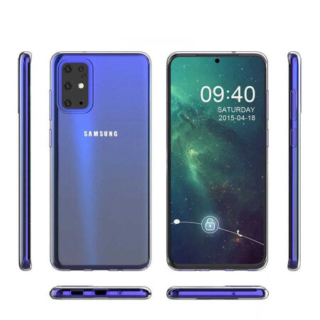 Galaxy A91 (S10 Lite) Kılıf Zore Süper Silikon Kapak - 1