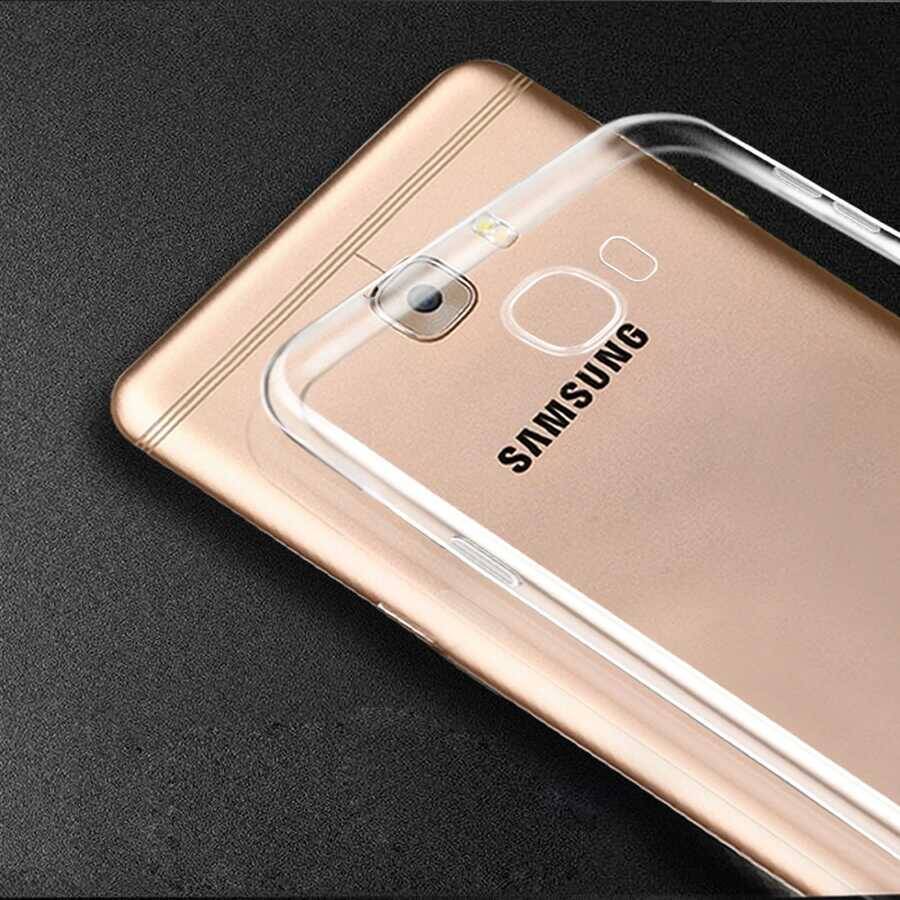 Galaxy C7 Kılıf Zore Kamera Korumalı Süper Silikon Kapak - 4