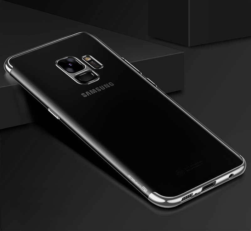 Galaxy J6 Kılıf Zore Dört Köşeli Lazer Silikon Kapak - 1