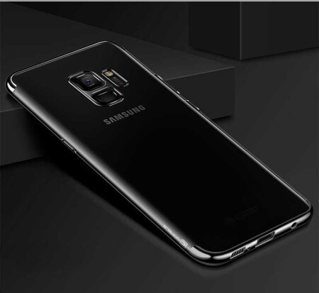 Galaxy J6 Kılıf Zore Dört Köşeli Lazer Silikon Kapak - 7