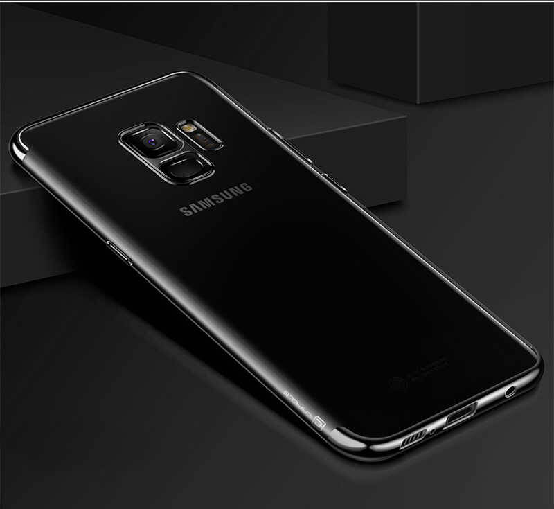 Galaxy J6 Kılıf Zore Dört Köşeli Lazer Silikon Kapak - 7