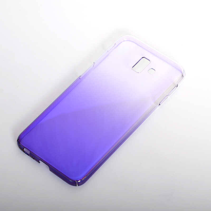 Galaxy J6 Plus Kılıf Zore Renkli Transparan Kapak - 1