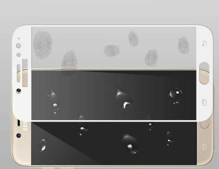 Galaxy J730 Pro Zore Kenarları Kırılmaya Dayanıklı Cam Ekran Koruyucu - 7