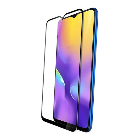 Galaxy M10S Zore Kenarları Kırılmaya Dayanıklı Cam Ekran Koruyucu - 3