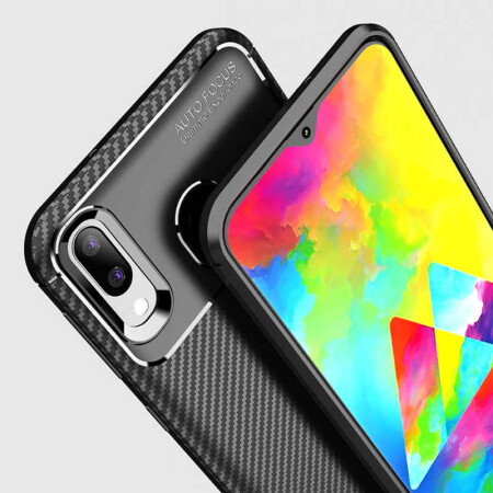 Galaxy M20 Kılıf Zore Negro Silikon Kapak - 11