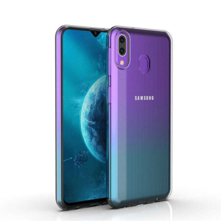 Galaxy M20 Kılıf Zore Ultra İnce Silikon Kapak 0.2 mm - 6