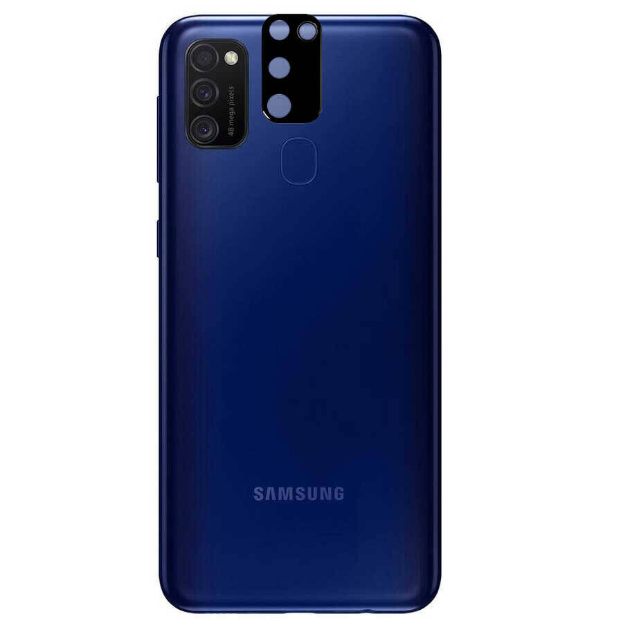 Galaxy M21 Zore 3D Kamera Camı - 3