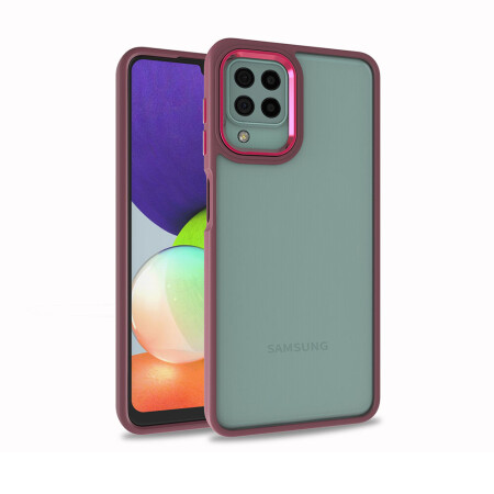 Galaxy M22 Kılıf Zore Flora Kapak - 6