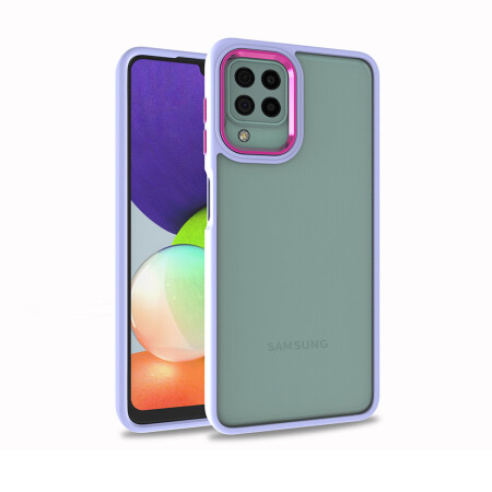 Galaxy M22 Kılıf Zore Flora Kapak - 3