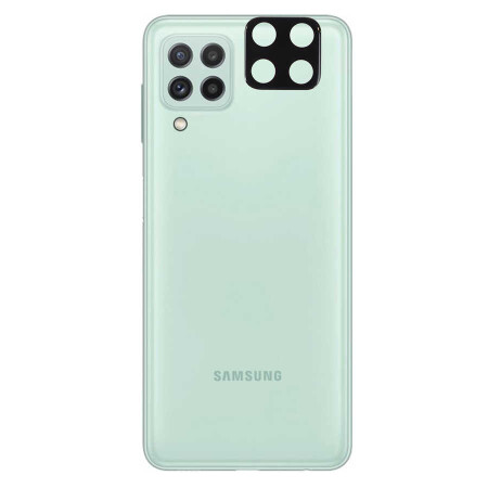 Galaxy M22 Zore 3D Kamera Camı - 3