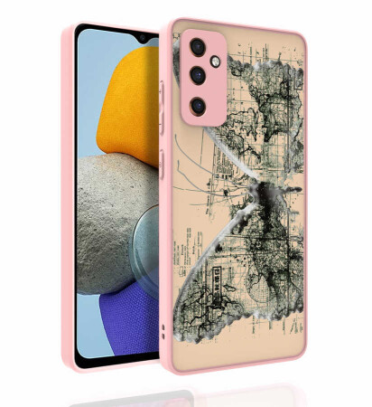 Galaxy M23 Kılıf Desenli Kamera Korumalı Parlak Zore Nora Kapak - 3