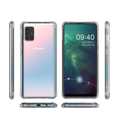 Galaxy M31S Kılıf Zore Nitro Anti Shock Silikon - 5