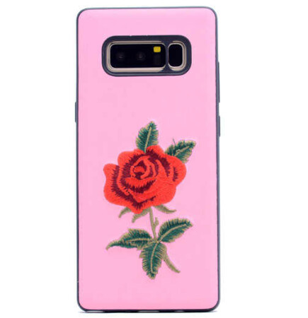 Galaxy Note 8 Kılıf Zore Rose Kapak - 1