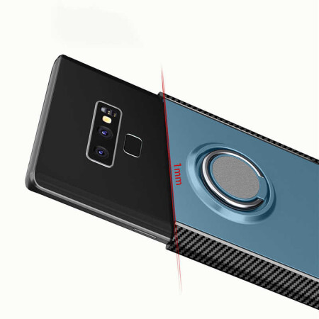 Galaxy Note 9 Kılıf Zore Yüzüklü Verus Kapak - 14