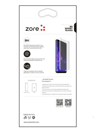 Galaxy Note 9 Zore 3D Short Glass Ekran Koruyucu - 3