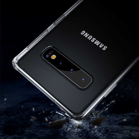 Galaxy S10 Plus Kılıf Benks Magic Crystal Clear Glass Kapak - 7