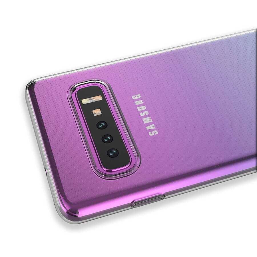 Galaxy S10 Plus Kılıf Zore Kamera Korumalı Süper Silikon Kapak - 4