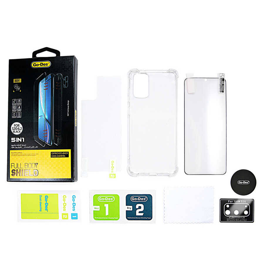 Galaxy S20 Go Des 5 in 1 Full Body Shield - 4