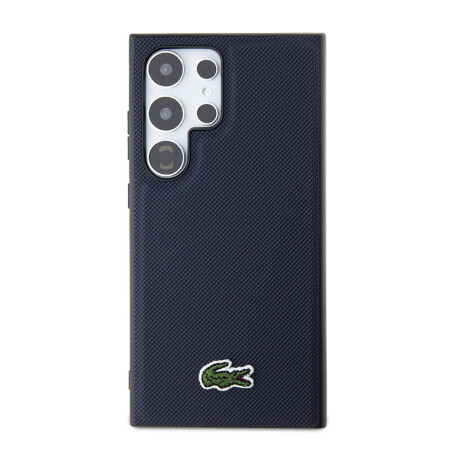 Galaxy S24 Ultra Kılıf Lacoste Orjinal Lisanslı PU Pike Desenli Arka Yüzey İkonik Timsah Dokuma Logolu Kapak - 6