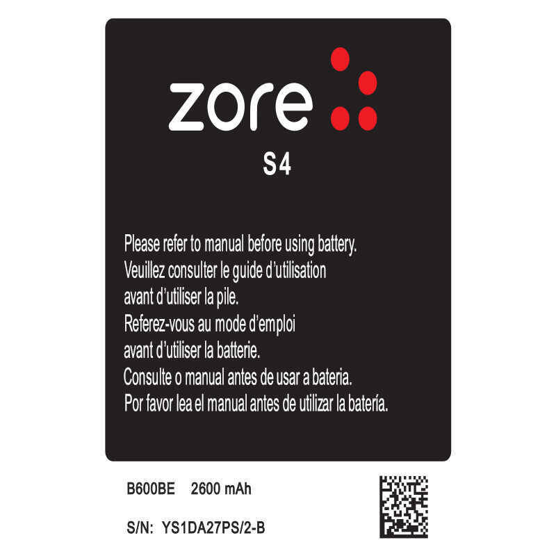 Galaxy S4 Zore 2600 Mah A Kalite Uyumlu Batarya - 1